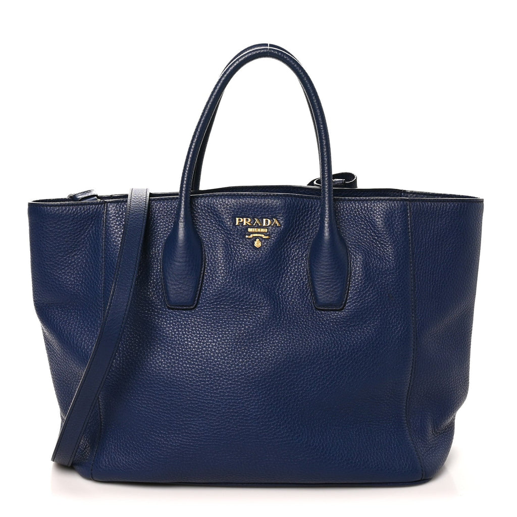 Saffiano Medium Galleria Double Zip Tote Bluette