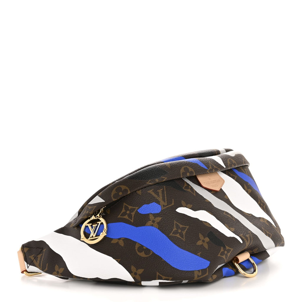 x LOL Monogram Bumbag Blue Silver
