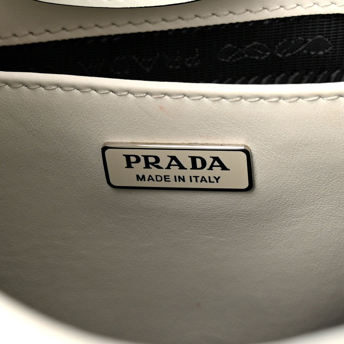 Spazzolato Cleo Adjustable Strap Shoulder Bag White