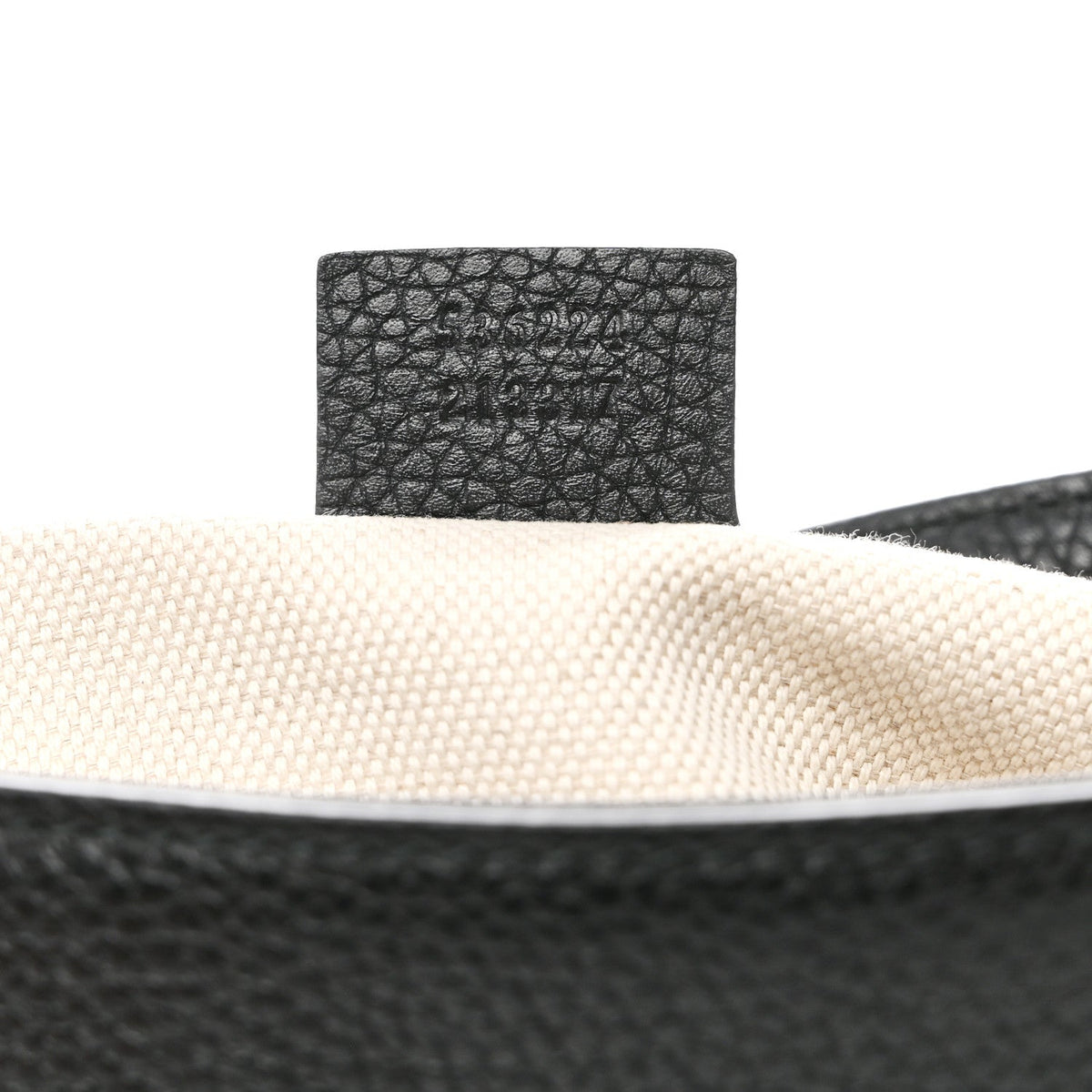 Pebbled Calfskin Medium Soho Flap Crossbody Black