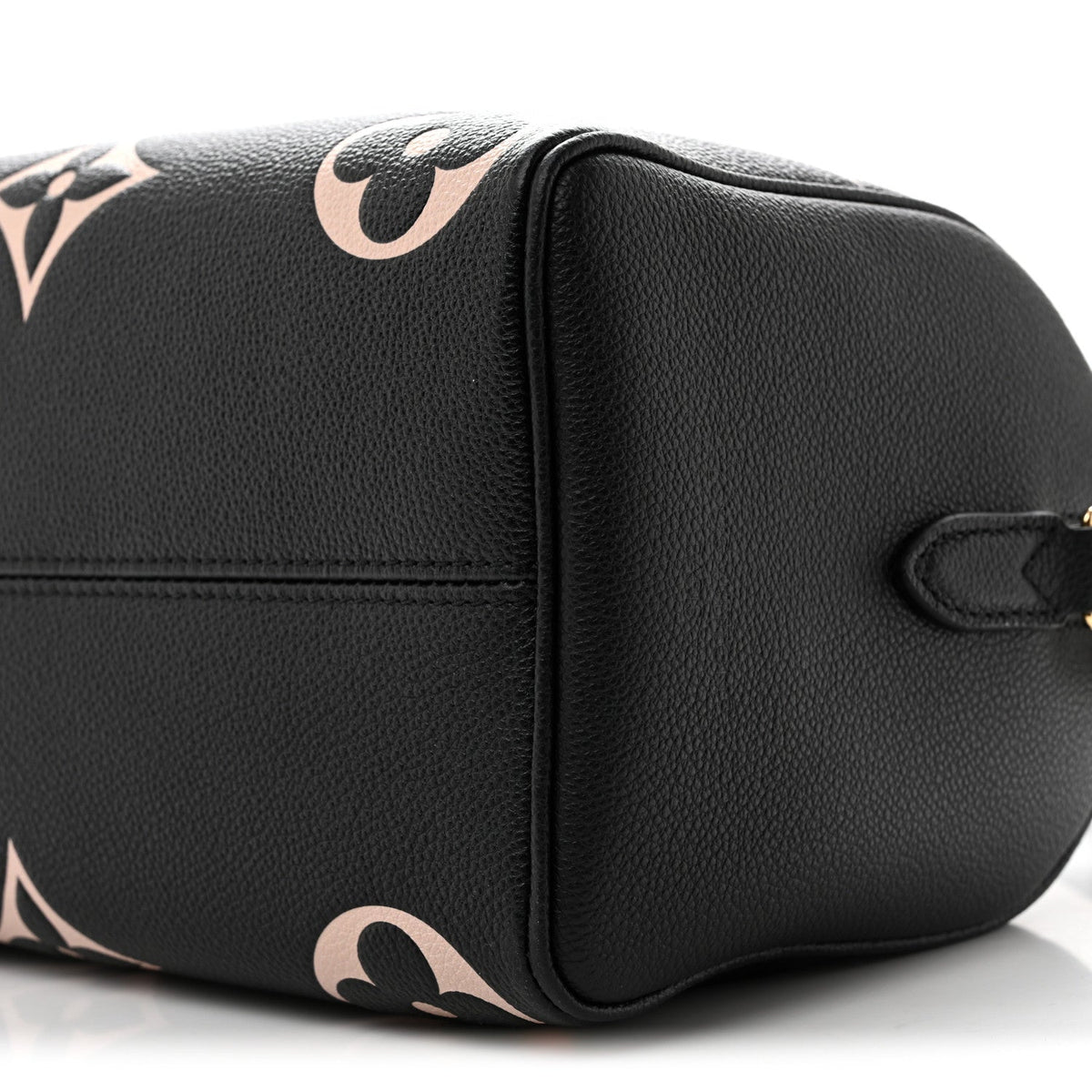 Empreinte Monogram Giant Speedy Bandouliere 25 Black Beige