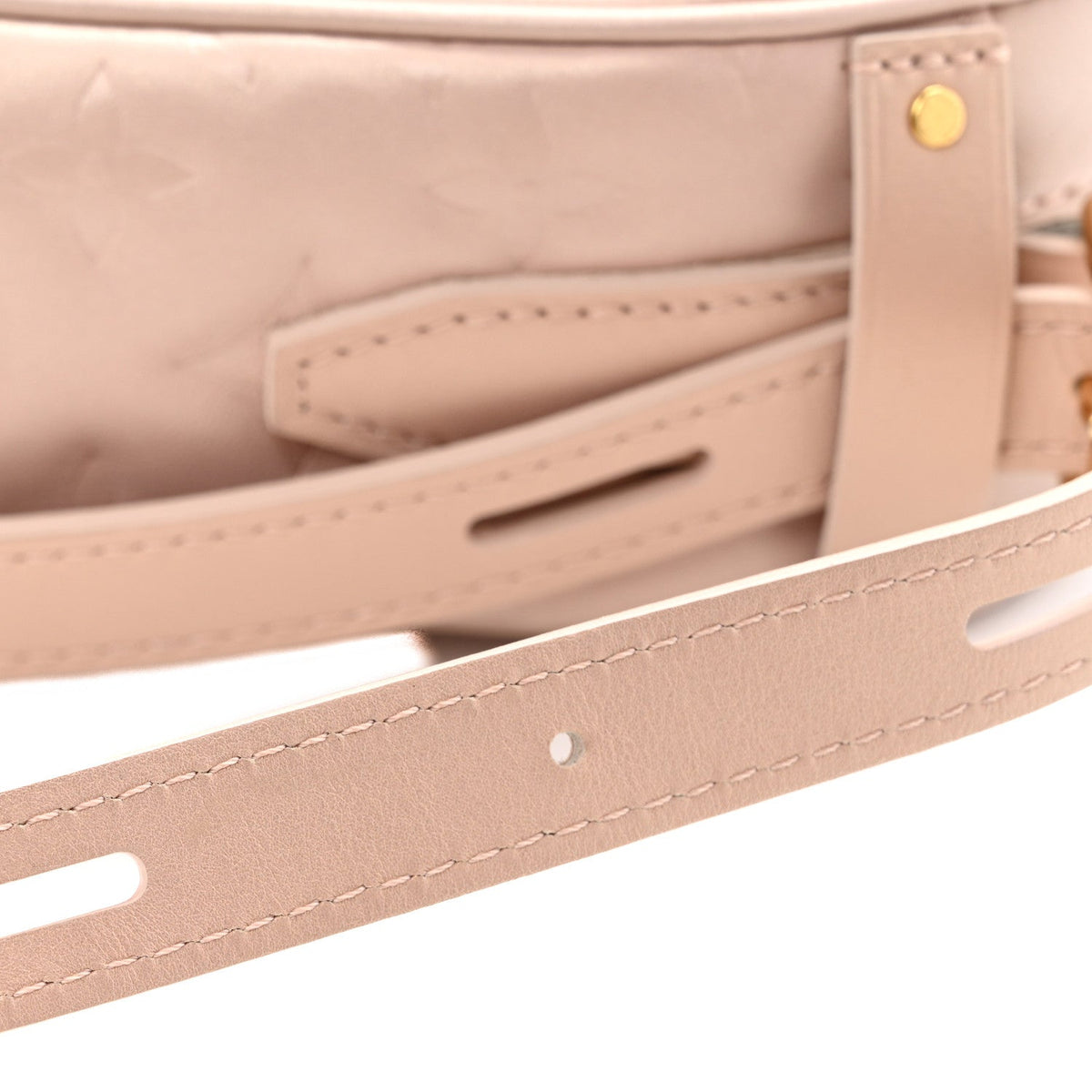 Lambskin Embossed Monogram Fall In Love Sac Coeur Light Pink