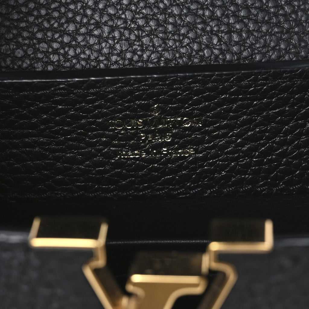 Taurillon Capucines Mini Black