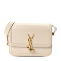 Smooth Calfskin Monogram Small Solferino Satchel  Blanc Vintage