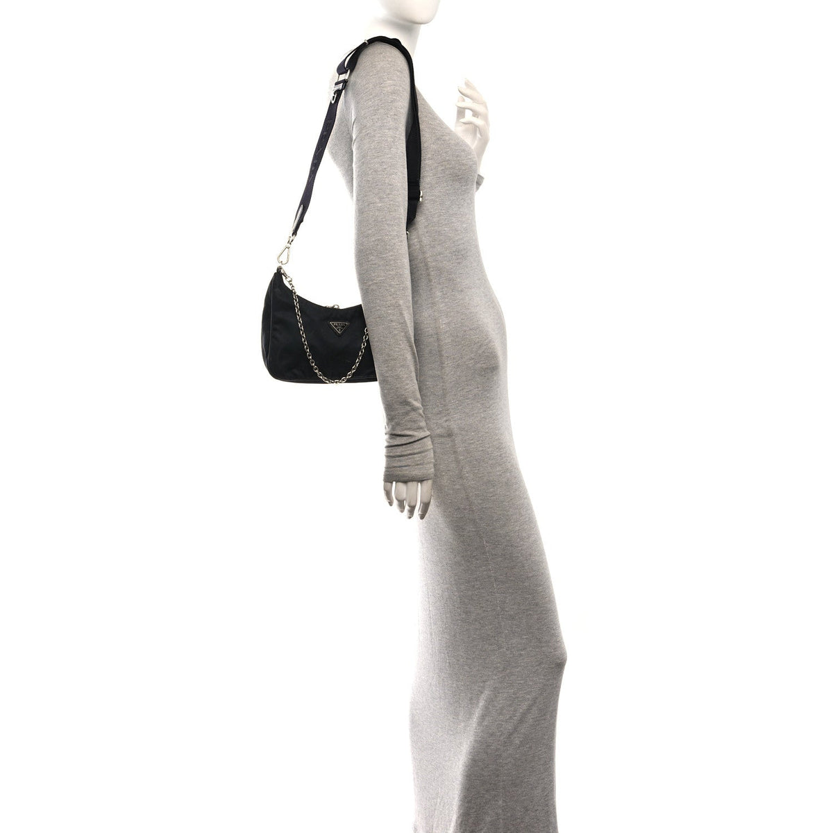 Nylon Re-Edition 2005 Shoulder Bag Black