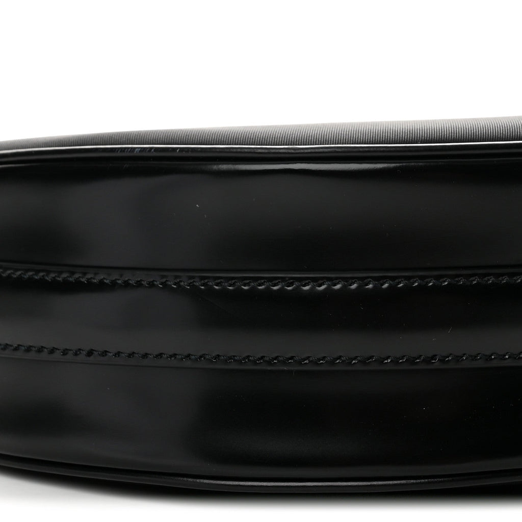 Re-Nylon Spazzolato Arque Shoulder Bag Black