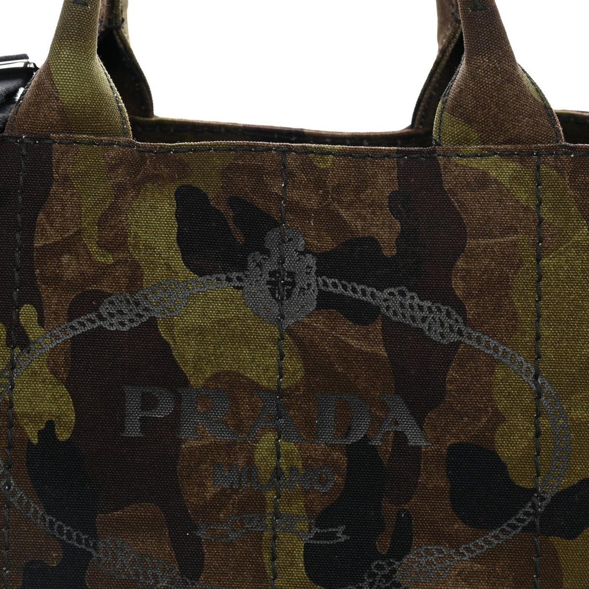 Canapa Camouflage Logo Tote Mimetico