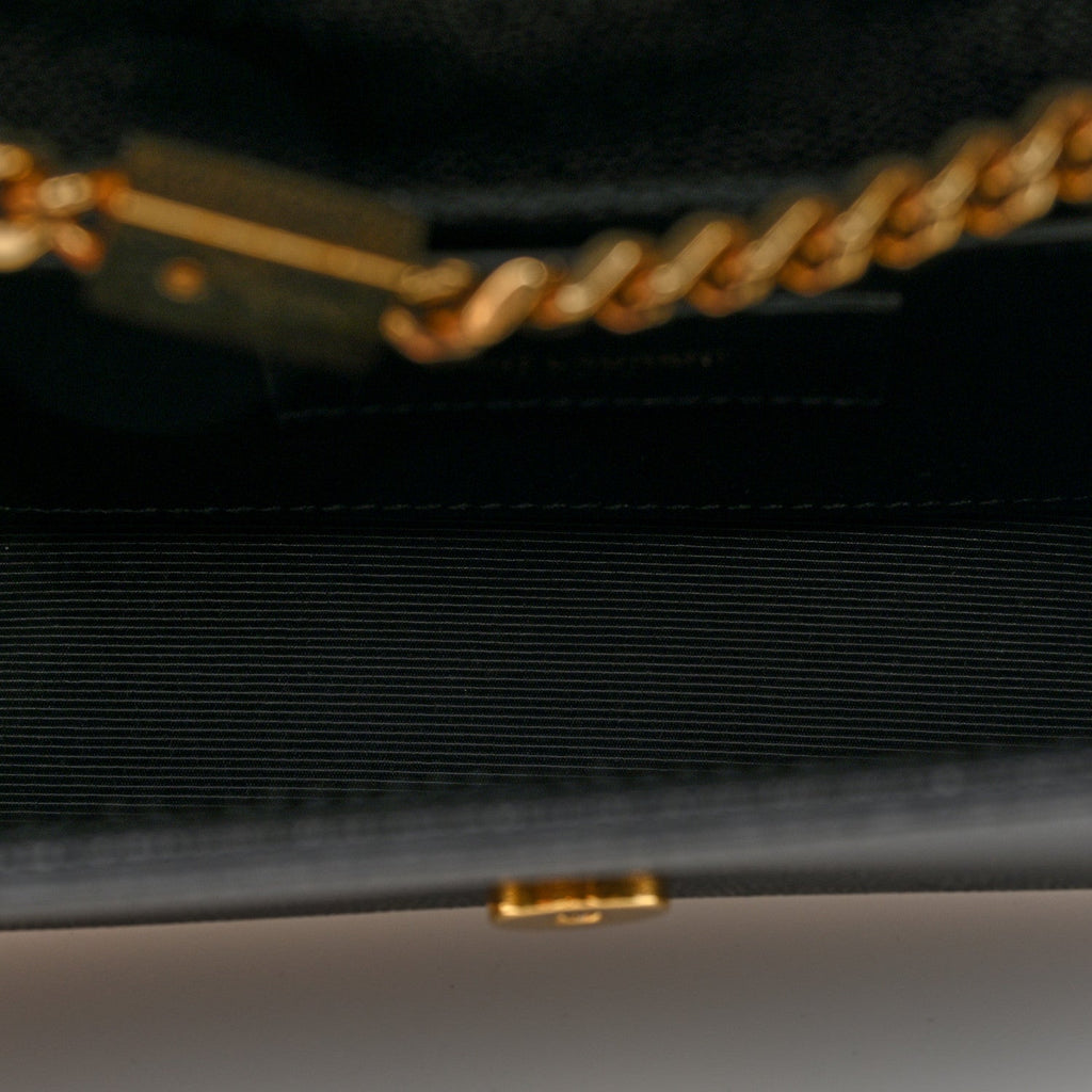Grain De Poudre Small Monogram Kate Satchel Black