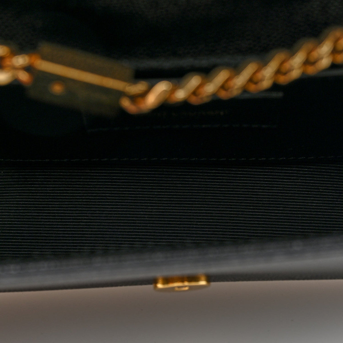 Grain De Poudre Small Monogram Kate Satchel Black