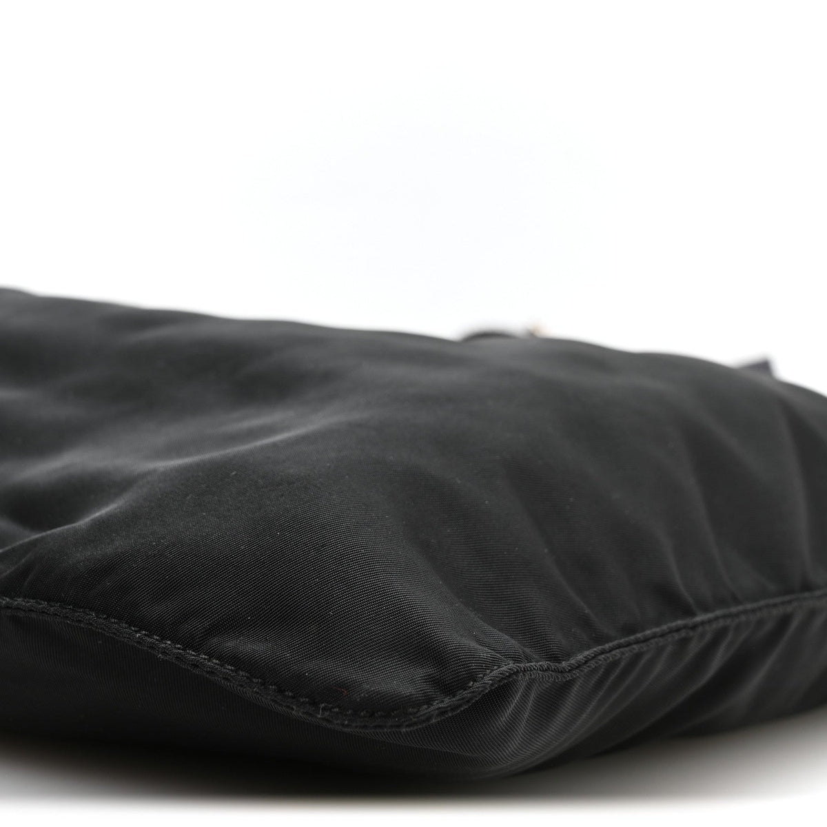Nylon Vela Flat Messenger Bag Black