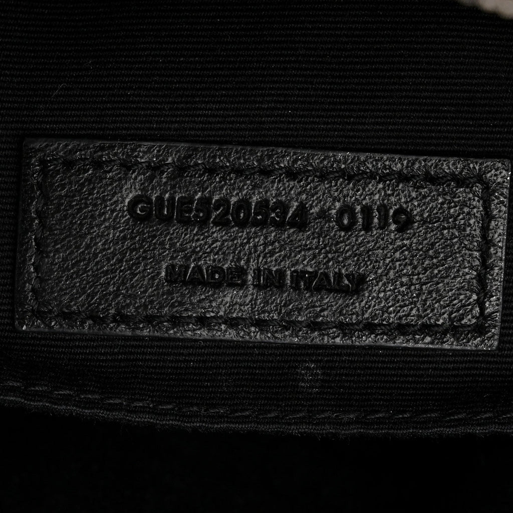 Calfskin Matelasse Monogram Lou Camera Bag Black