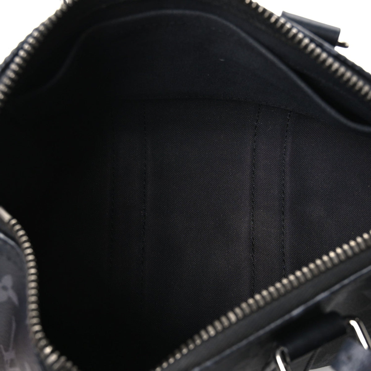 Reverse Monogram Eclipse Keepall Bandouliere 25 Black