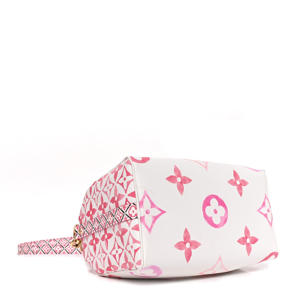 Monogram Giant By The Pool 2.0 Speedy Bandouliere 25 Rose