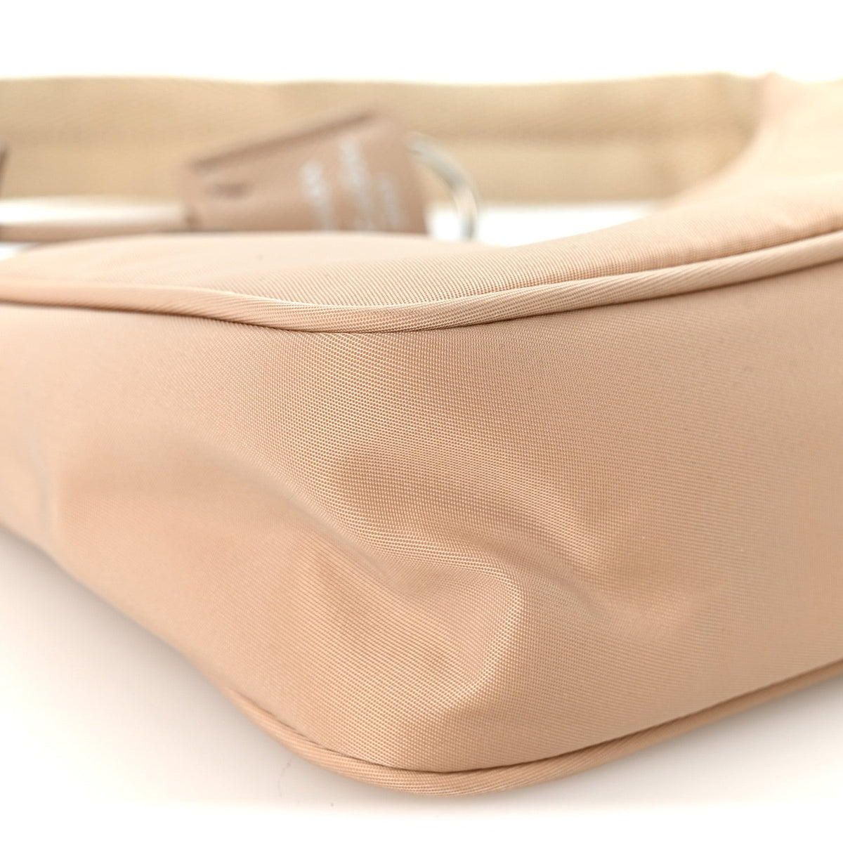 Re-Nylon Saffiano Mini Re-Edition 2000 Bag Cammeo