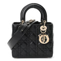 Lambskin Cannage Small My ABCDior Lady Dior Black