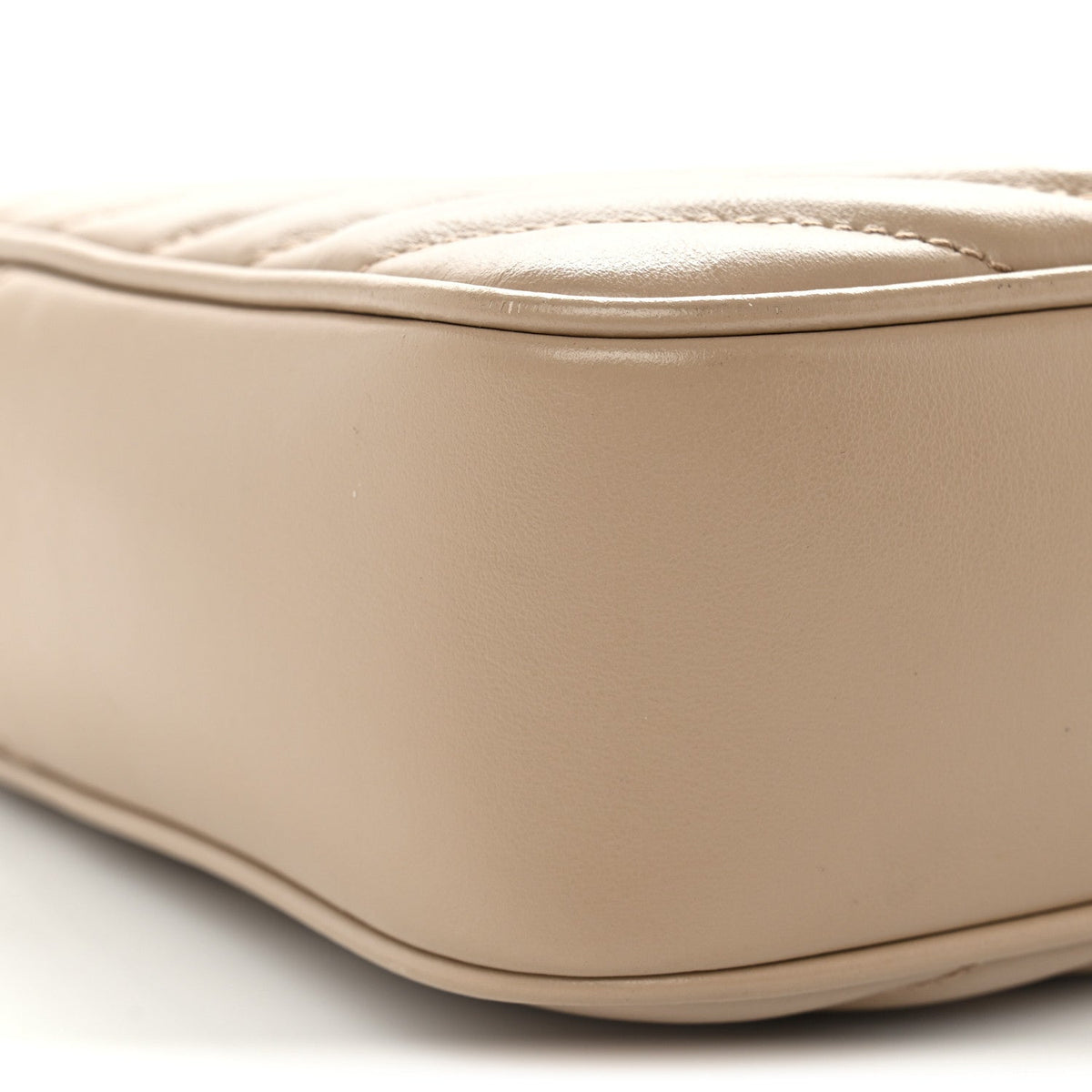 Calfskin Matelasse Monogram Lou Camera Bag Dark Beige