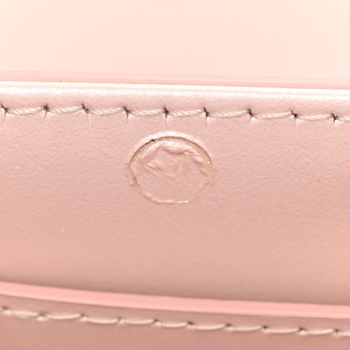 Calfskin Twist Chain Shoulder Bag PM Shaded Pink