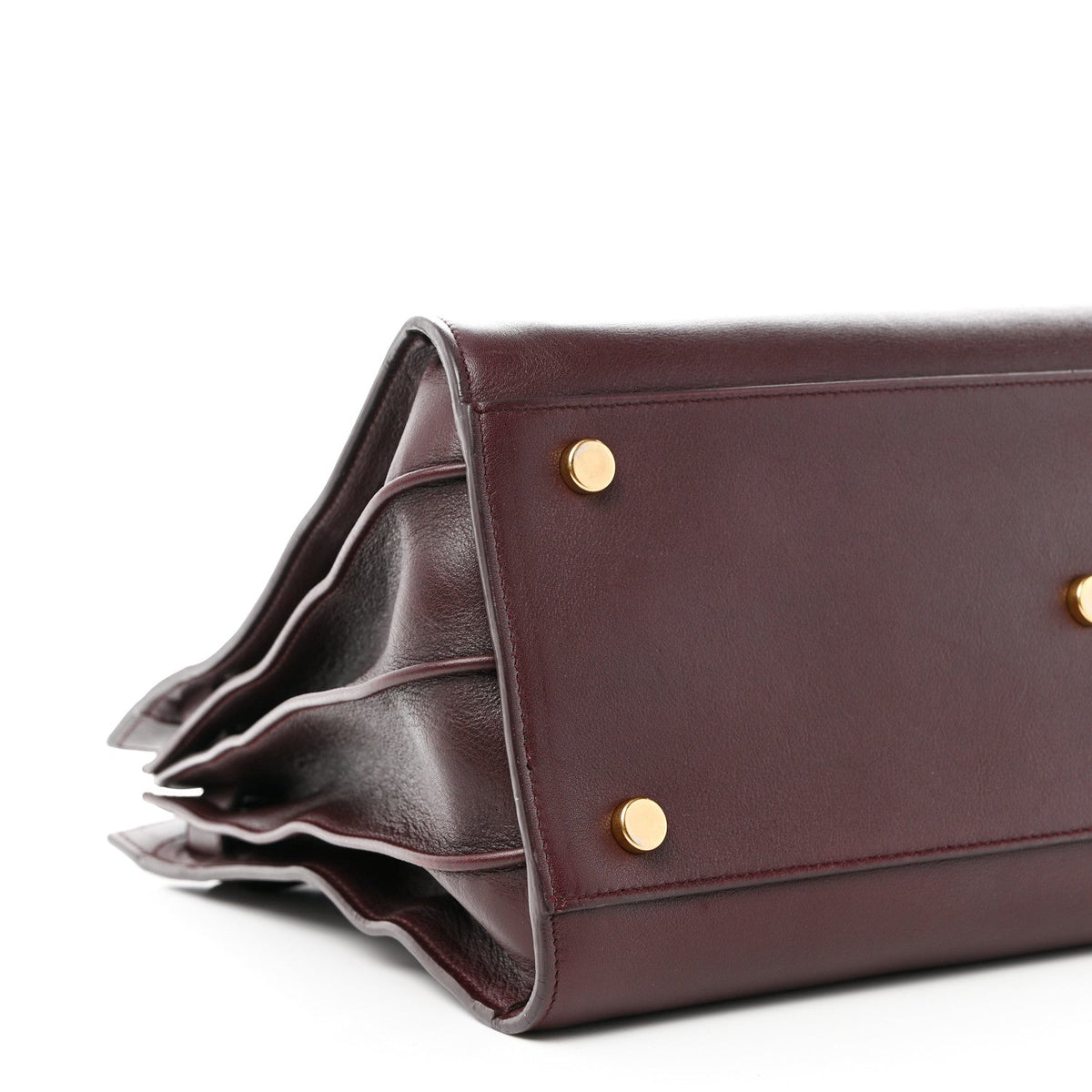 Calfskin Small Sac De Jour Bordeaux