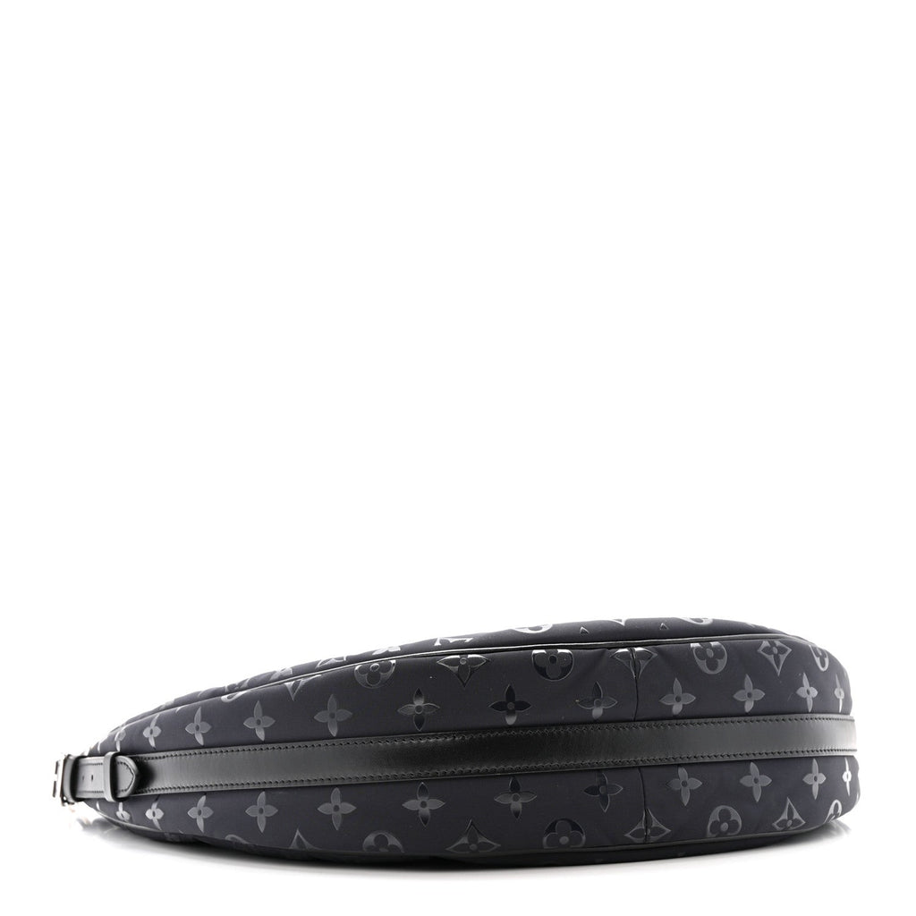 Nylon Monogram Loop Pocket Hobo Polar Night
