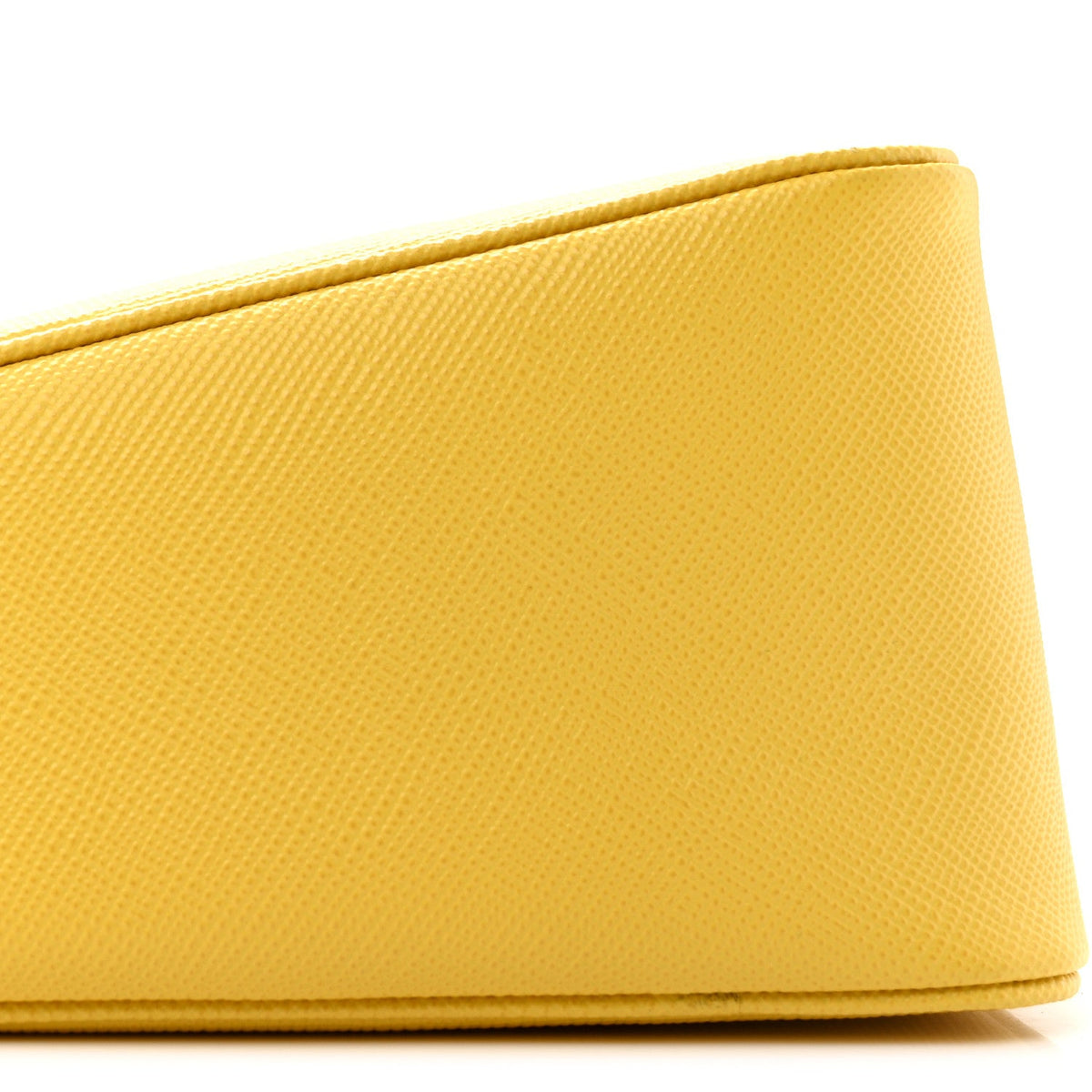 Saffiano Cuir Logo Embossed Triangle Shoulder Bag Sole
