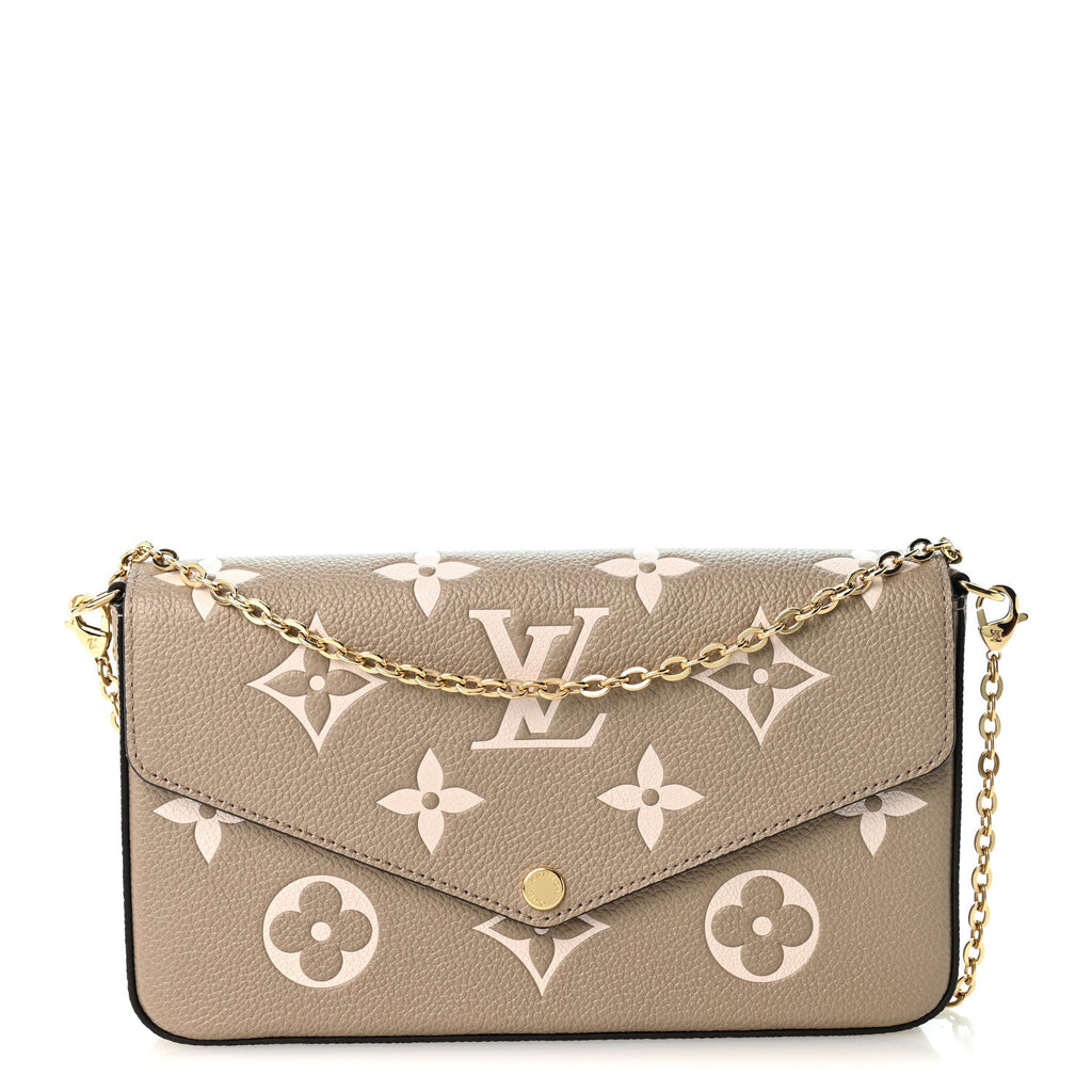 Empreinte Monogram Giant Felicie Pochette Tourterelle Creme