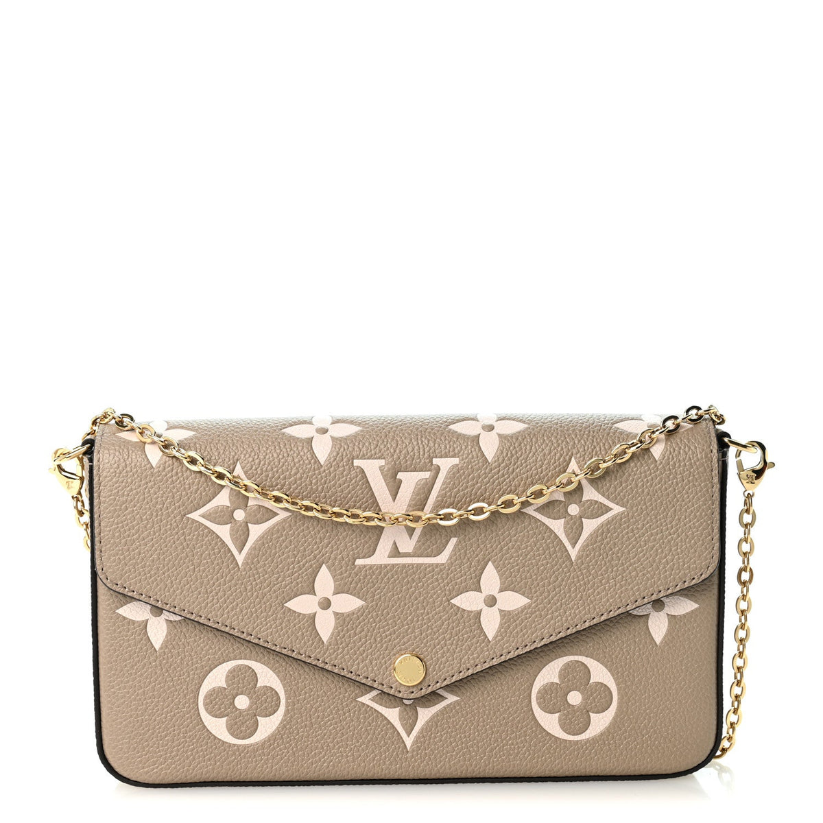 Empreinte Monogram Giant Felicie Pochette Tourterelle Creme