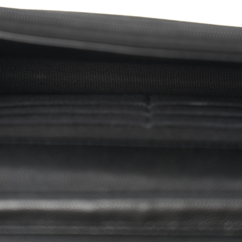 Caviar Quilted Crystal CC Wallet On Chain WOC Black