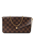 Damier Ebene Pochette Felicie Chain Wallet