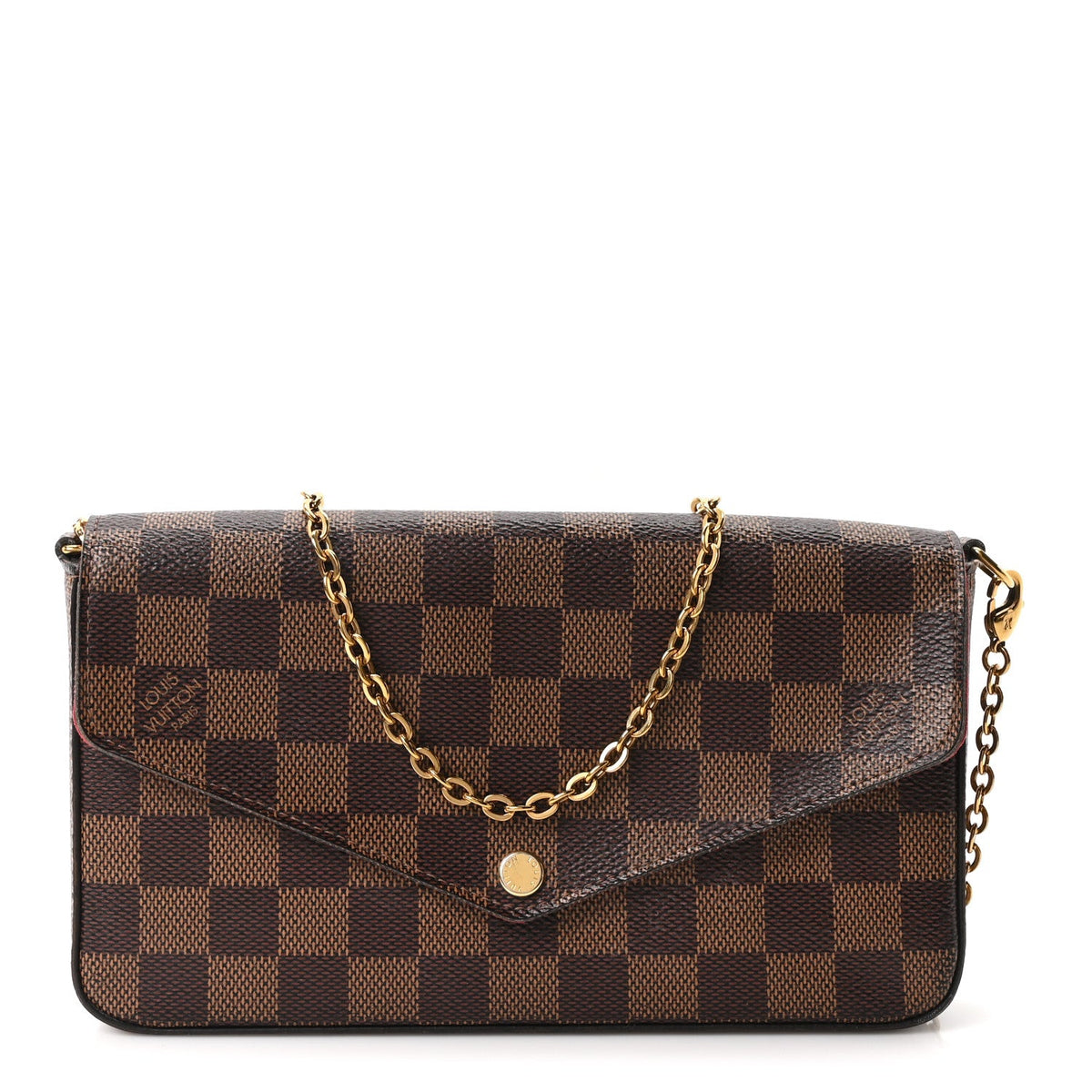 Damier Ebene Pochette Felicie Chain Wallet