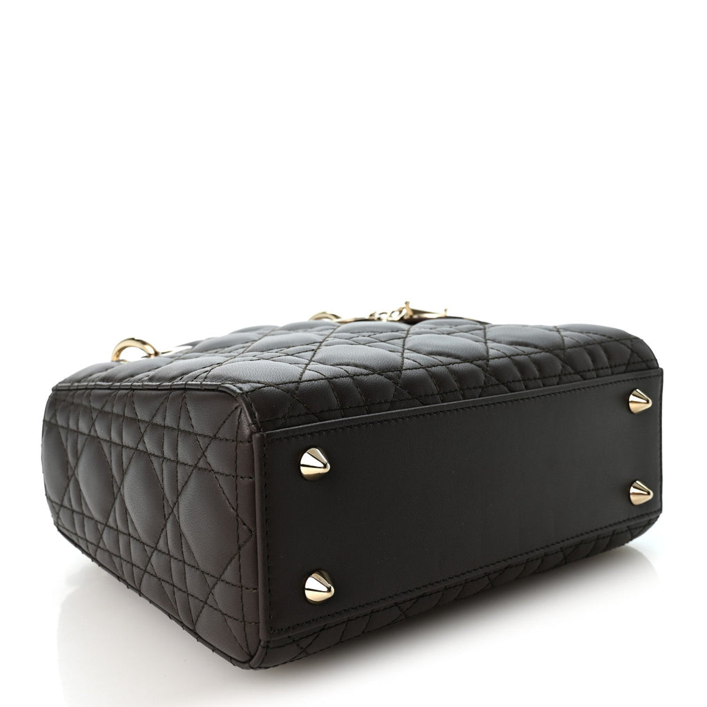 Lambskin Cannage Small My ABCDior Lady Dior Dark Chocolate