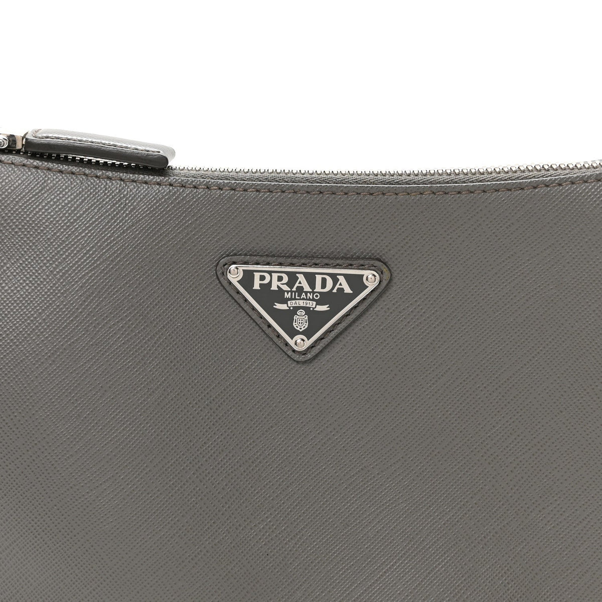 Saffiano Travel Pocket Zippered Shoulder Bag Marmo