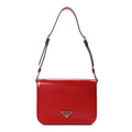 Spazzolato Shoulder Bag Scarlatto