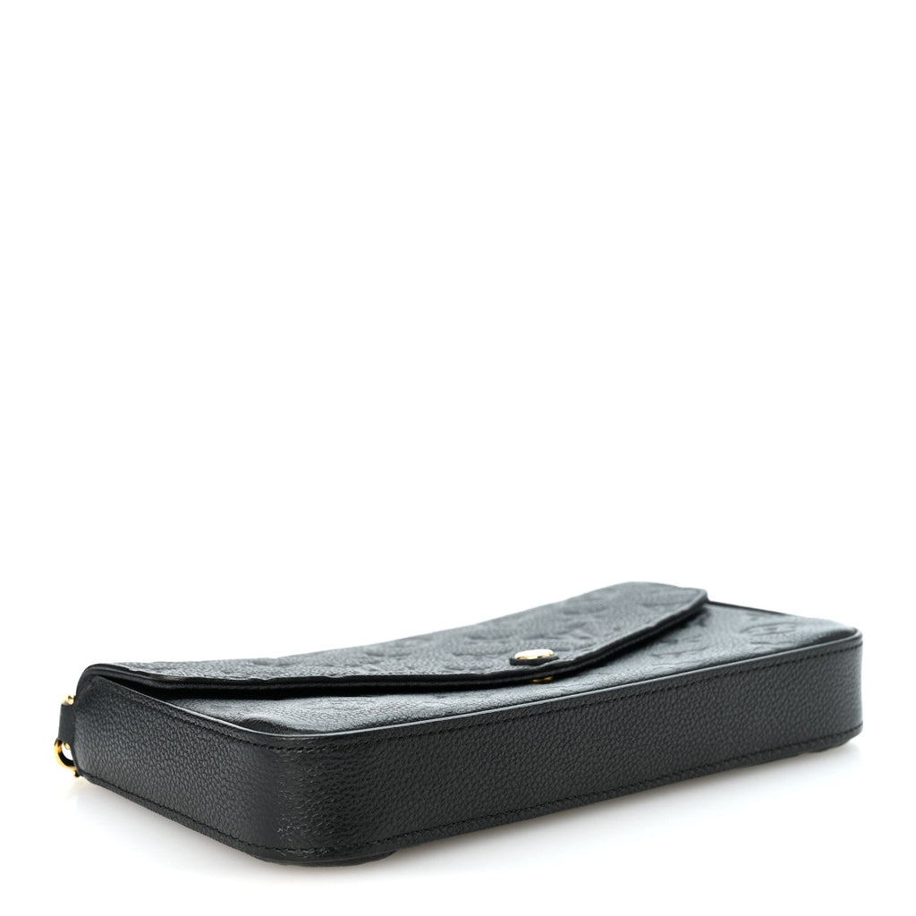 Empreinte Pochette Felicie Chain Wallet Black