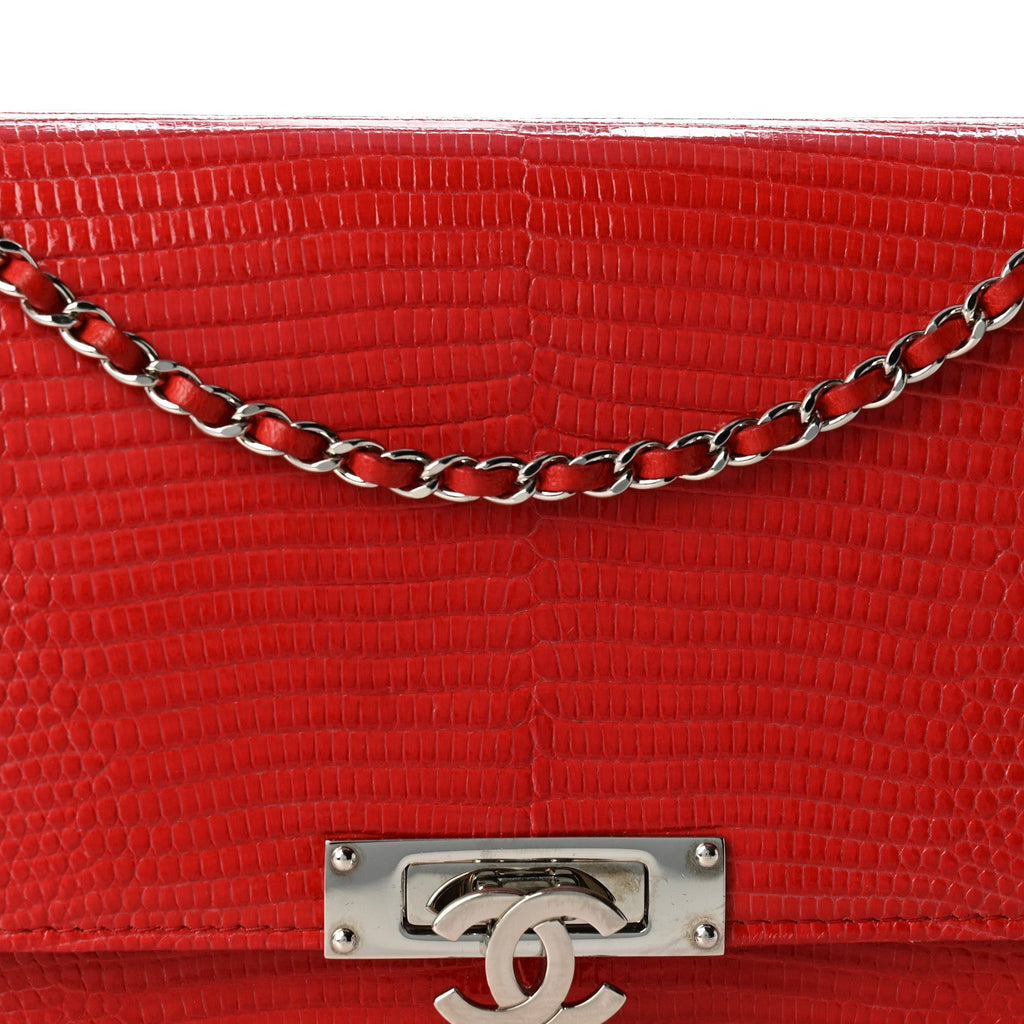 Lizard Golden Class Wallet on Chain WOC Red