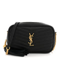 Grain De Poudre Matelasse Monogram Mini Lou Camera Bag Black