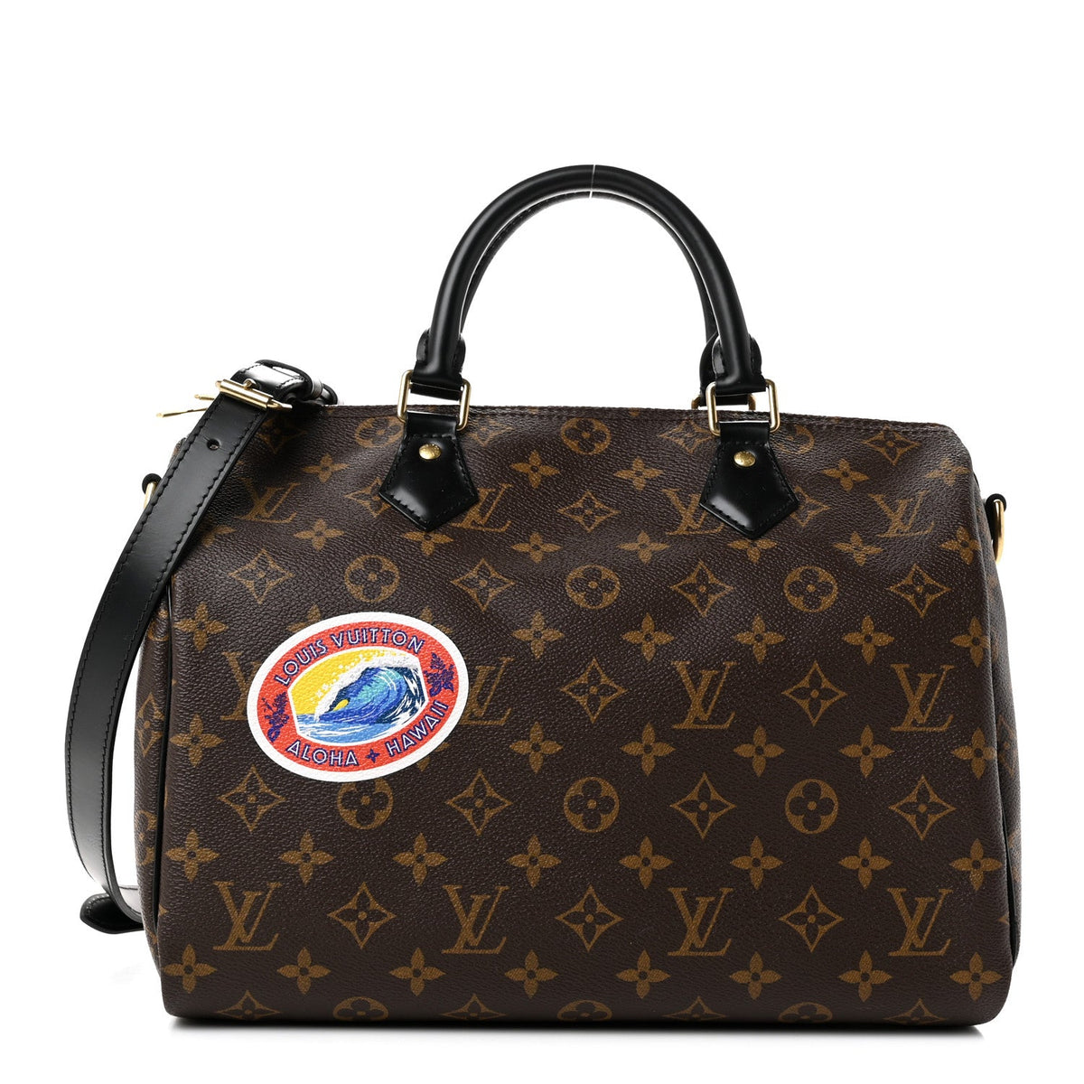 Monogram My World Tour Speedy Bandouliere 30 Black