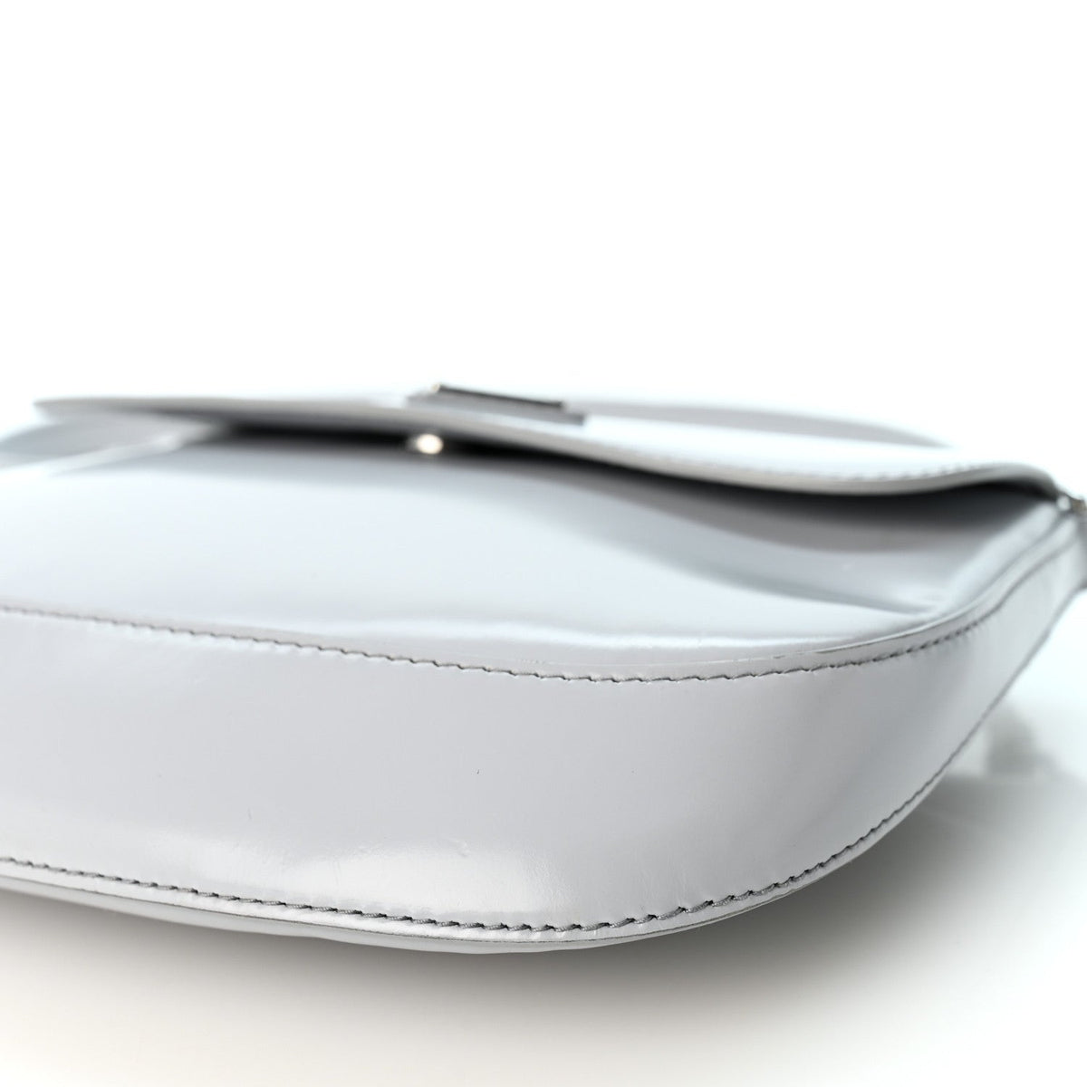Spazzolato Cleo Flap Shoulder Bag Fiordaliso