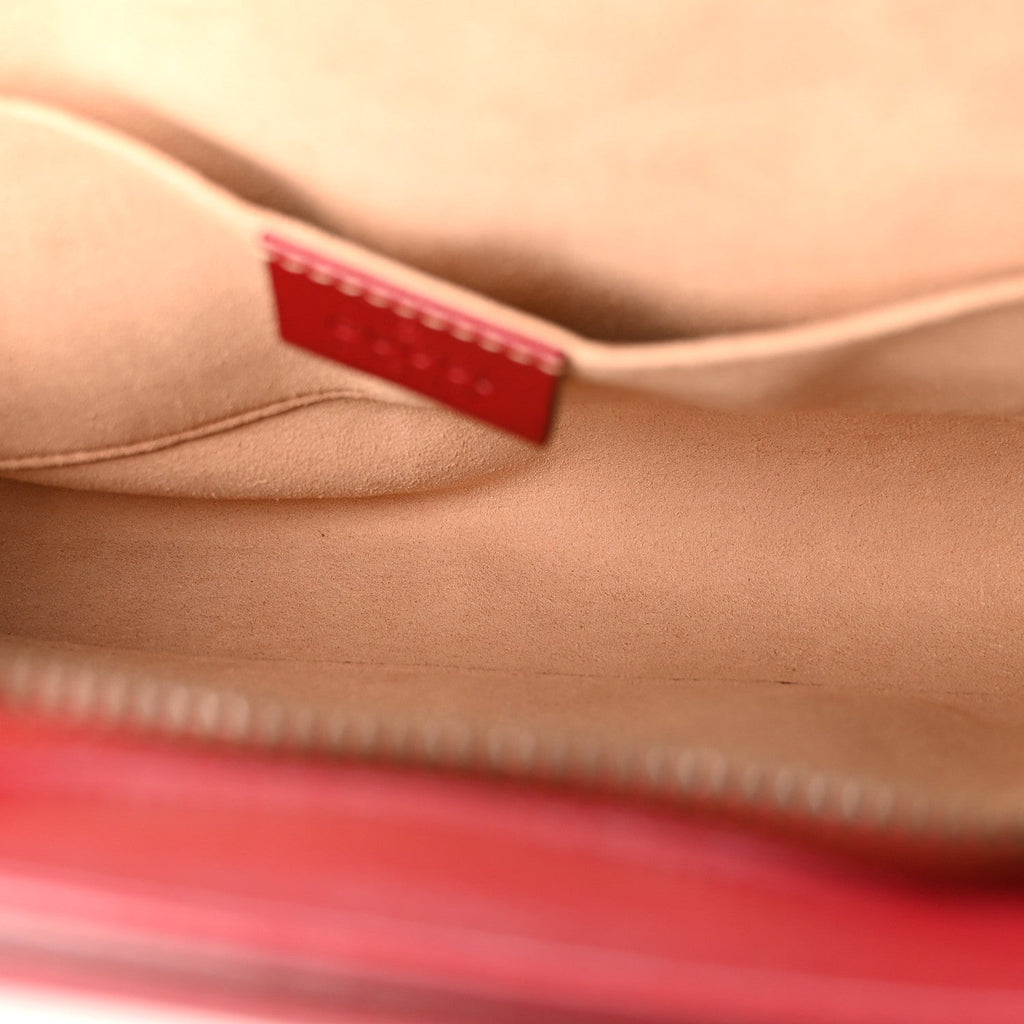 Piuma Lux Calfskin Small Re(Belle) Crossbody Bag Romantic Cerise