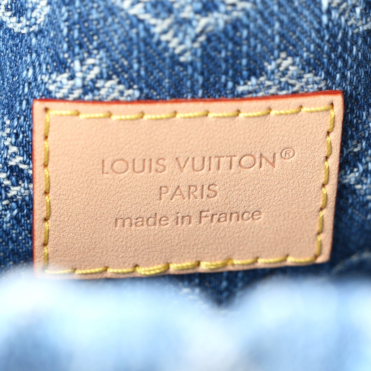 Monogram Denim Nano Noe Blue