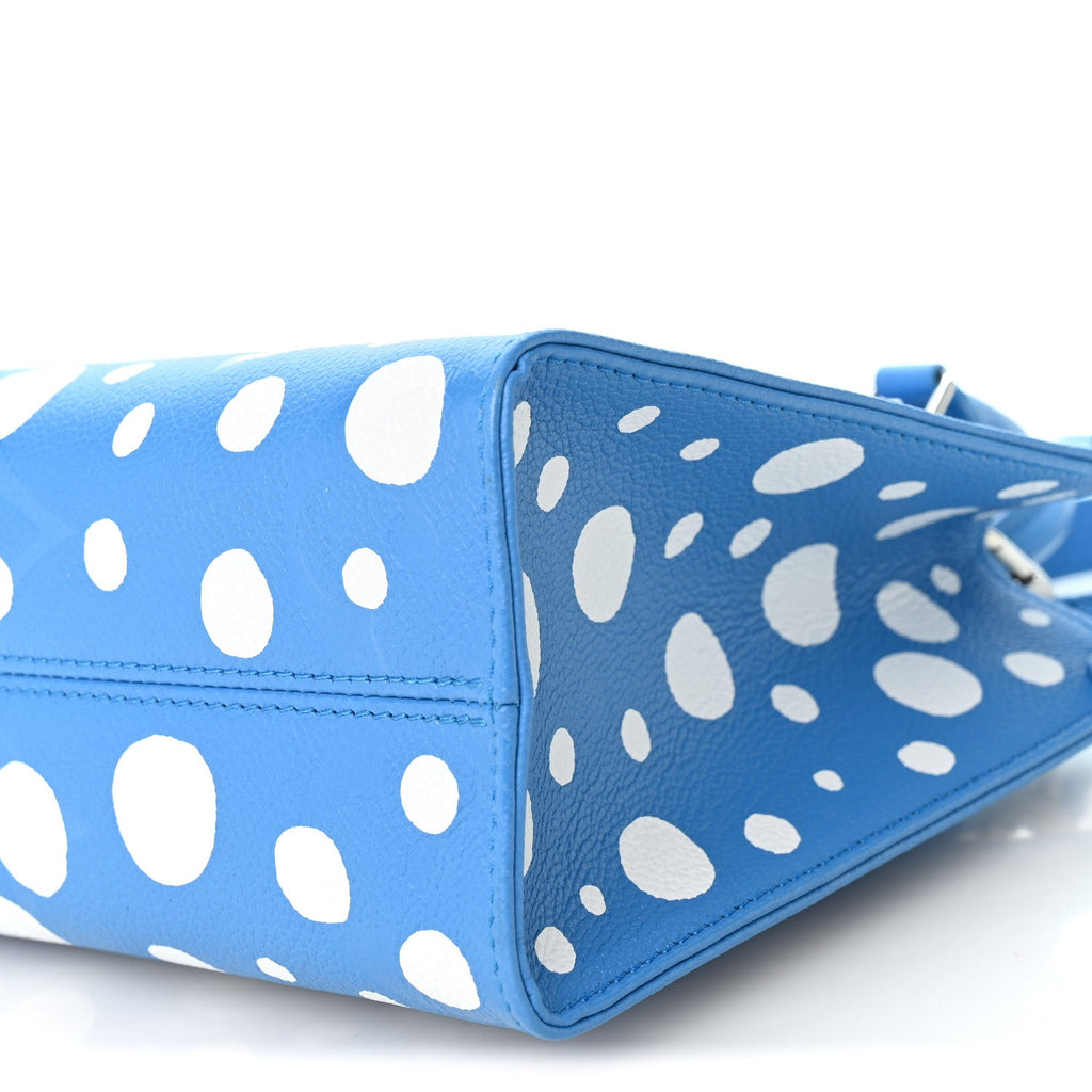 LV X YK Empreinte Infinity Dots Onthego PM Blue White