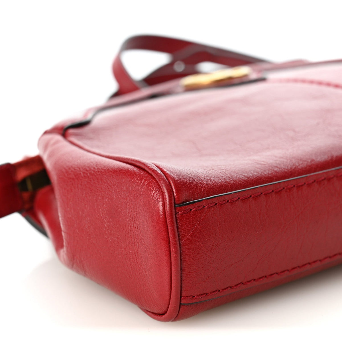 Piuma Lux Calfskin Small Re(Belle) Crossbody Bag Romantic Cerise
