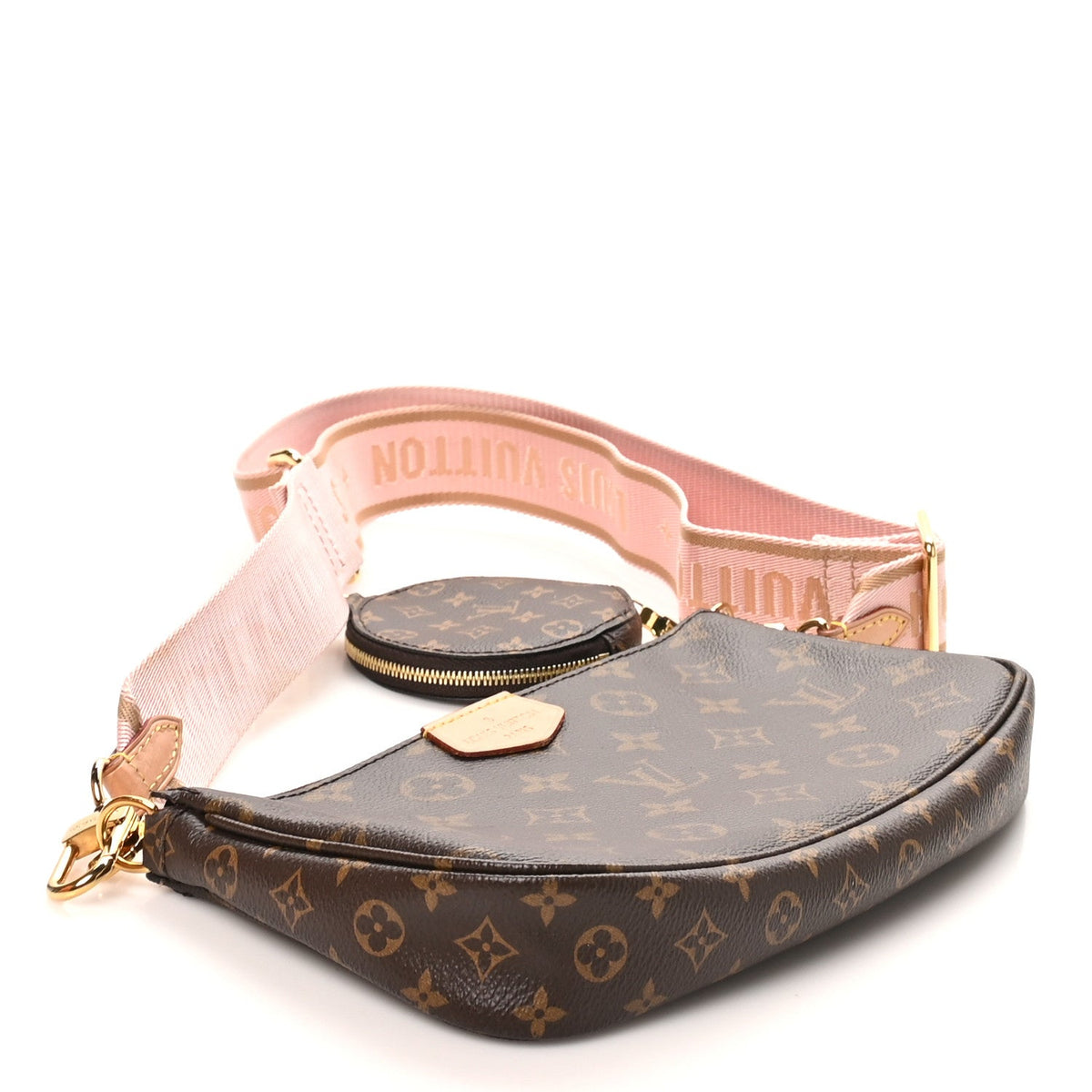 Monogram Multi Pochette Accessories Large Pochette Rose Clair