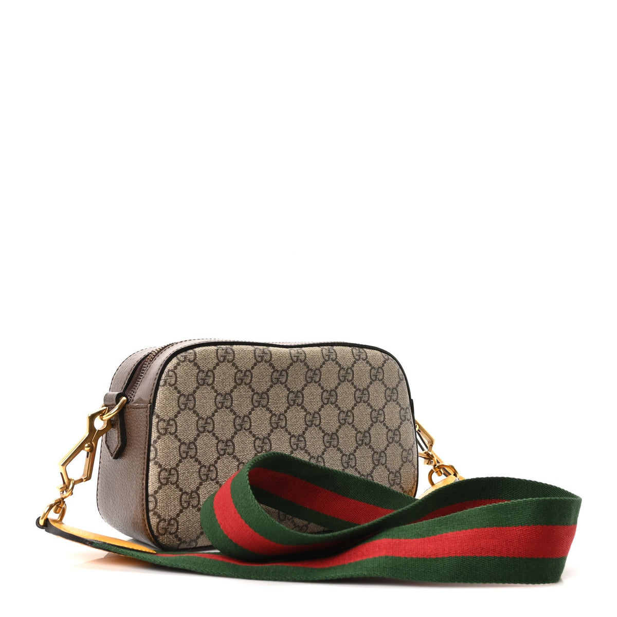 GG Supreme Monogram Web Neo Vintage Shoulder Bag Beige New Acero Crop
