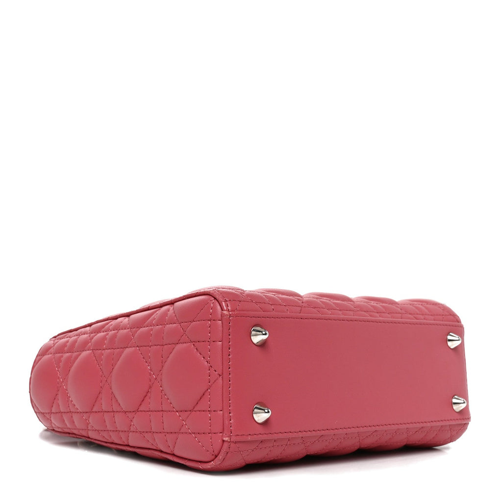 Lambskin Cannage Small My ABCDior Lady Dior Pink