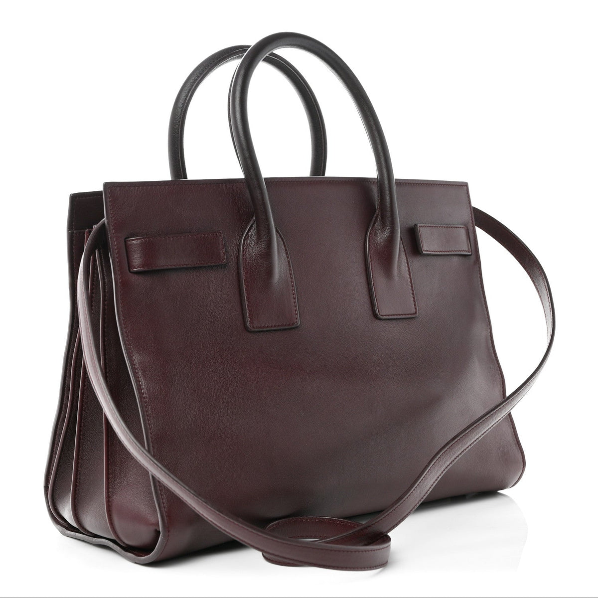 Calfskin Small Sac De Jour Bordeaux
