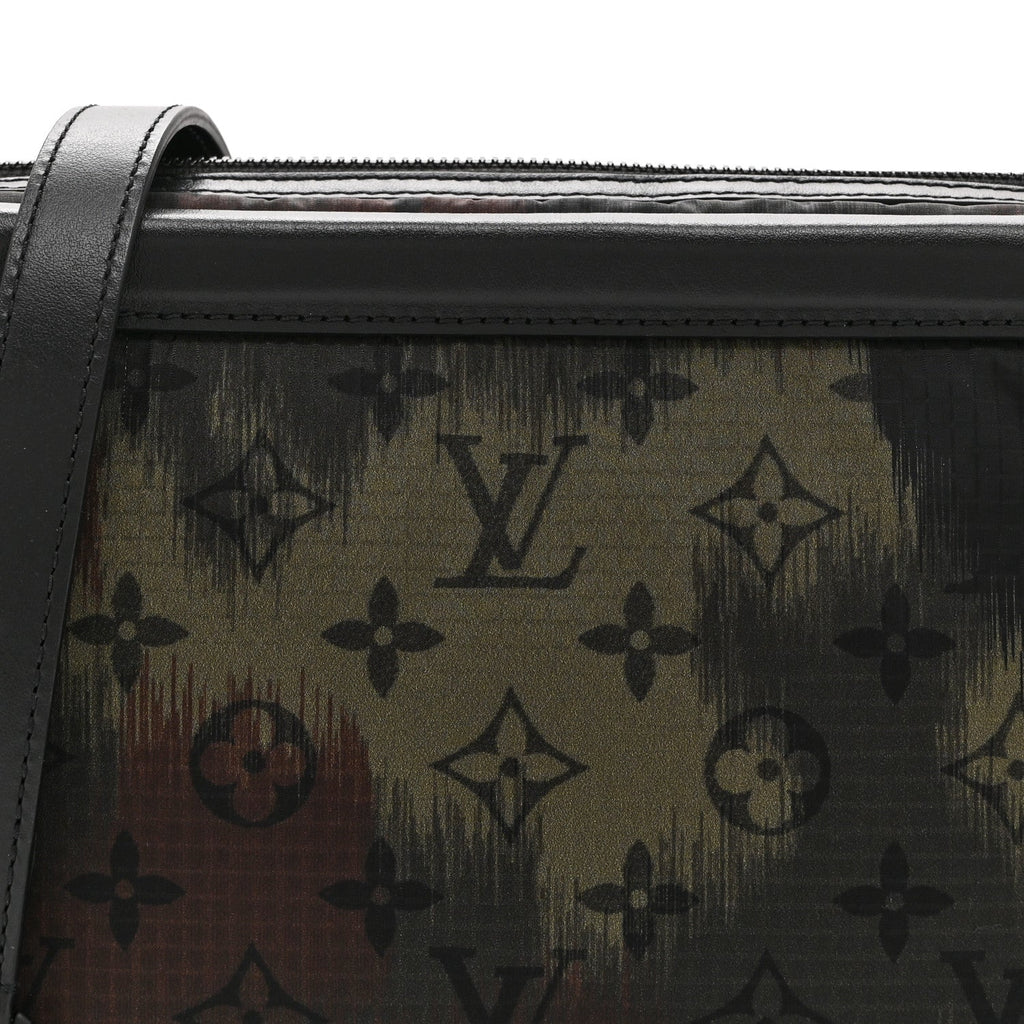 Nylon Monogram Camouflage Soft Trunk Green