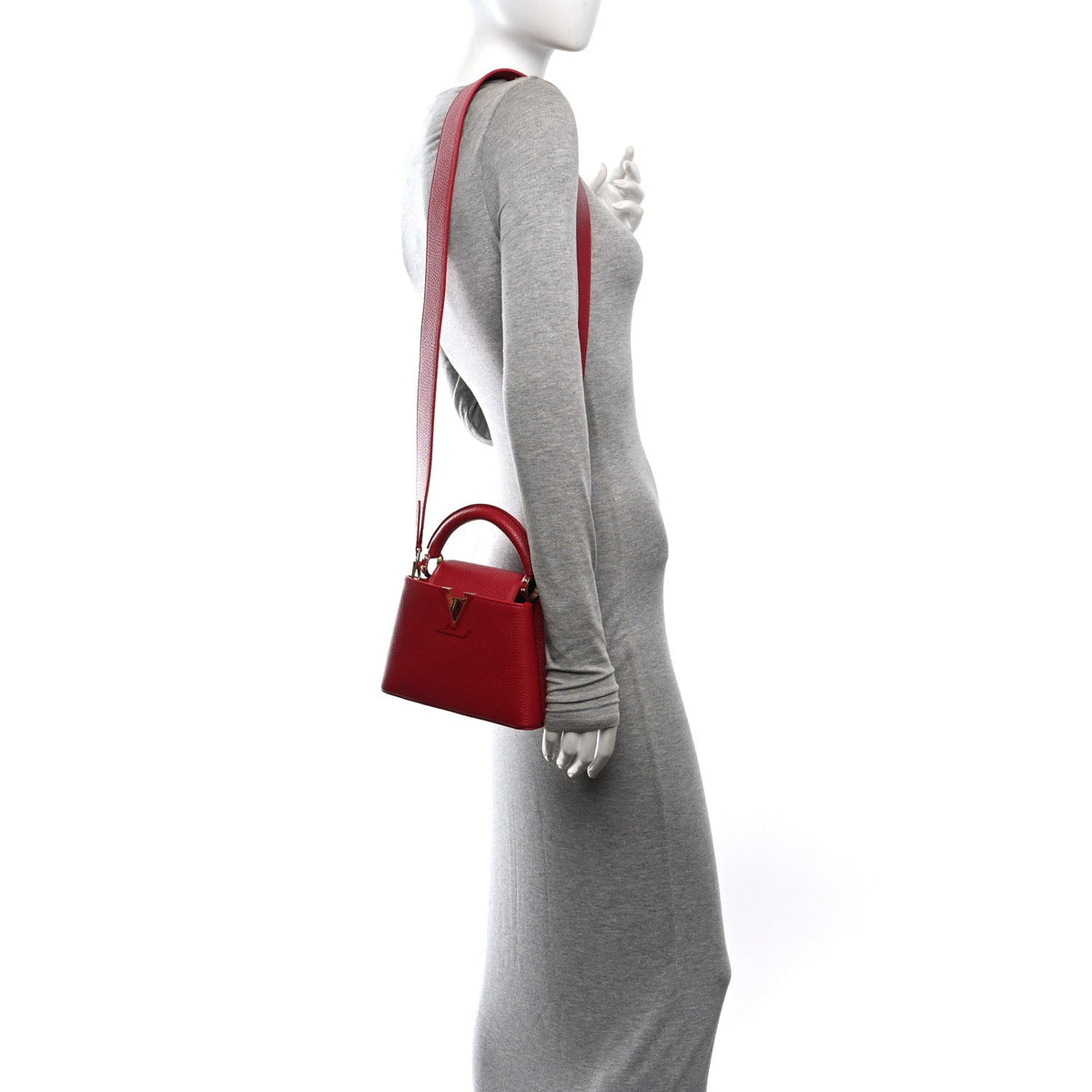 Taurillon Mini Capucines Scarlet