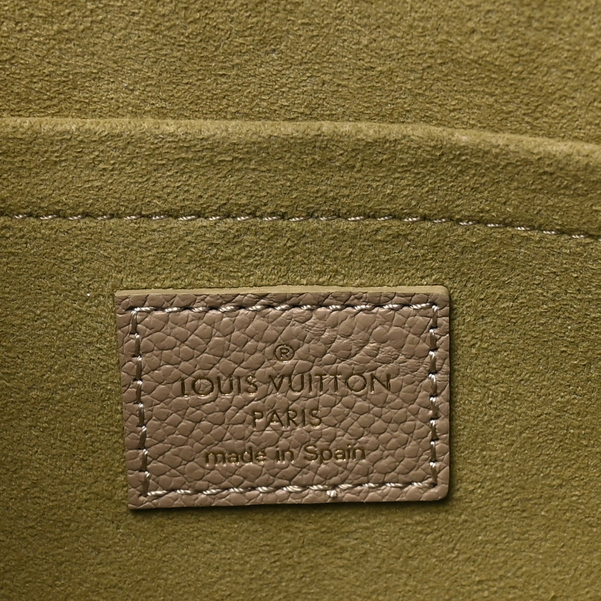 Empreinte Monogram Giant Felicie Pochette Khaki Creme