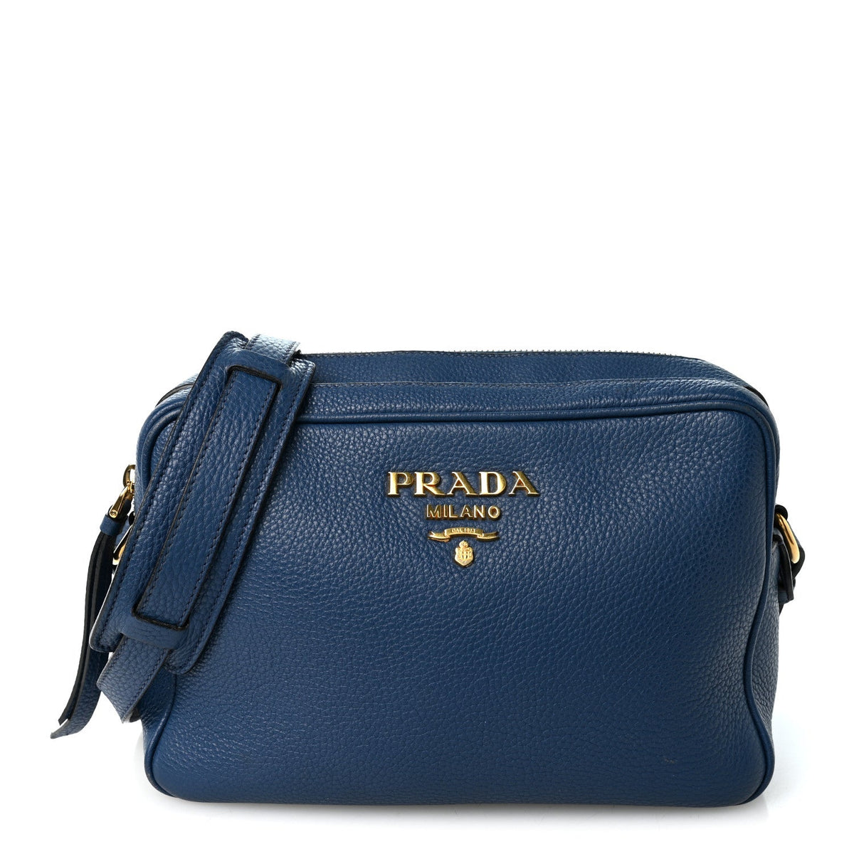 Vitello Phenix Camera Bag Bluette