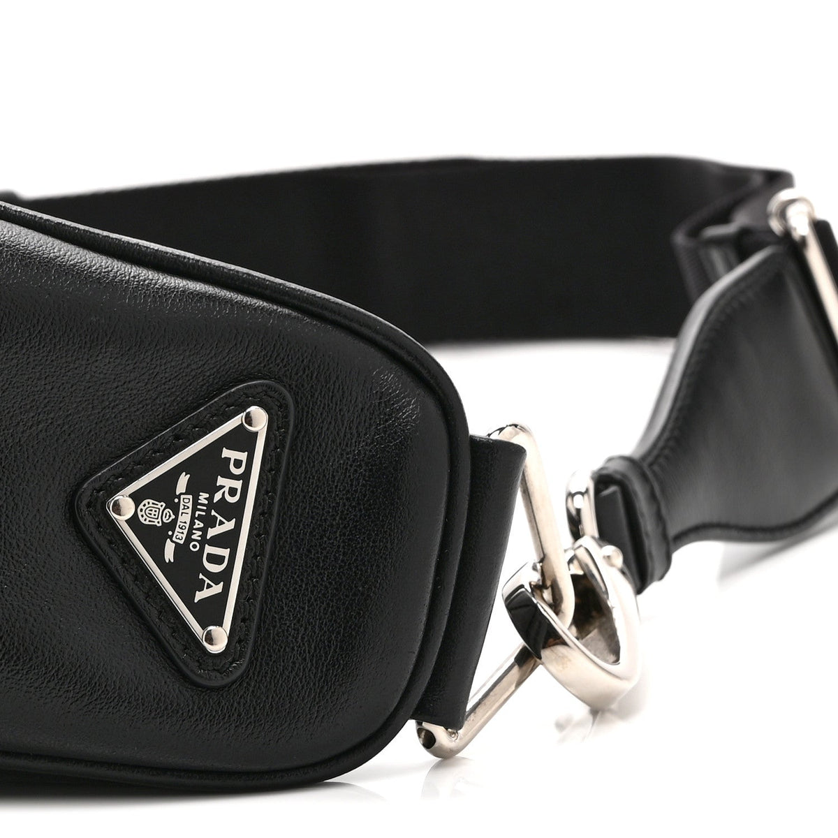 Grace Lux Triangle Shoulder Bag Black